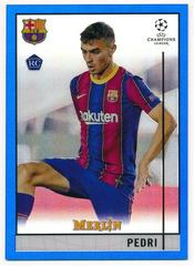 Pedri [Blue Refractor] Soccer Cards 2020 Topps Merlin Chrome UEFA Champions League Prices
