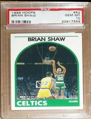 Brian Shaw #62 Basketball Cards 1989 Hoops Prices