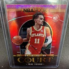 Trae Young [Hyper Gold] #4 Basketball Cards 2021 Panini Hoops High Court Prices