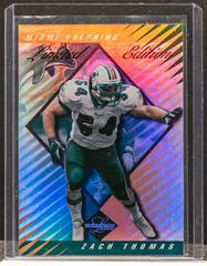 Zach Thomas [Limited Edition] #33 Football Cards 2000 Leaf Limited Prices