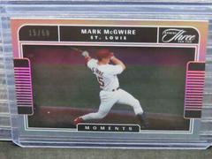 Mark McGwire [Holo Gold] Baseball Cards 2022 Panini Three and Two Moments Prices