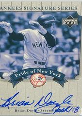 Brian Doyle Baseball Cards 2003 Upper Deck Yankees Signature Series Pride of NY Autograph Prices