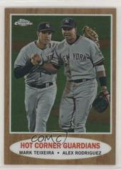 Alex Rodriguez, Mark Teixeira Baseball Cards 2011 Topps Heritage Chrome Prices