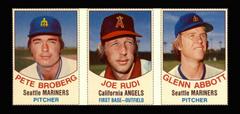 Broberg, Rudi, Abbott [Hand Cut Panel] Baseball Cards 1977 Hostess Prices