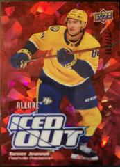 Tanner Jeannot [Red] #IO-5 Hockey Cards 2022 Upper Deck Allure Iced Out Prices