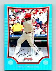 Ryan Howard [Blue Refractor] Baseball Cards 2009 Bowman Chrome Prices