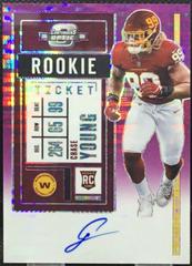 Chase Young [Autograph Purple Pulsar] Football Cards 2020 Panini Contenders Optic Prices