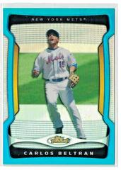 Carlos Beltran [Blue Refractor] #84 Baseball Cards 2009 Finest Prices