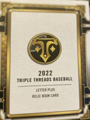 Vladimir Guerrero Jr. Baseball Cards 2022 Topps Triple Threads Letter Plus Relic Book Prices