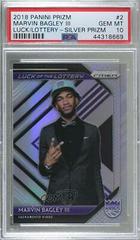 Marvin Bagley III [Silver Prizm] Basketball Cards 2018 Panini Prizm Luck of the Lottery Prices