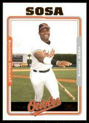 Sammy Sosa #UH1 Baseball Cards 2005 Topps Updates & Highlights Prices