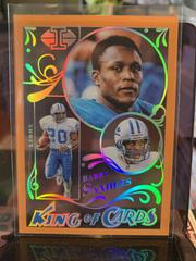 Barry Sanders [Orange] Football Cards 2022 Panini Illusions King Of Prices