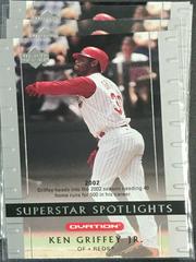 Ken Griffey Jr. [Silver] #99 Baseball Cards 2002 Upper Deck Ovation Prices