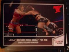 Layla Defeats Nikki Bella for the Divas Championship Wrestling Cards 2013 Topps Best of WWE Prices
