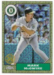 Mark McGwire [Gold] #T87C-47 Baseball Cards 2022 Topps Update 1987 Chrome Prices