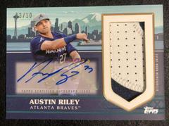 Austin Riley #ASAJP-ARI Baseball Cards 2023 Topps Update All Star Autographs Jumbo Patch Prices
