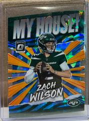Zach Wilson [Ice] #MH-2 Football Cards 2021 Panini Donruss Optic My House Prices