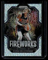 Elena Delle Donne [Mojo] #10 Basketball Cards 2023 Panini Prizm WNBA Fireworks Prices