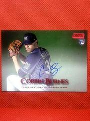 Corbin Burnes [Red] #CB Baseball Cards 2019 Stadium Club Autographs Prices