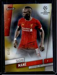 Sadio Mane [Gold Refractor] #2 Soccer Cards 2020 Topps Finest UEFA Champions League Prices
