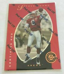 Steve Young [Red] #4 Football Cards 1997 Pinnacle Certified Prices