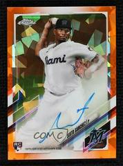 Sixto Sanchez [Orange] #RA-SS Baseball Cards 2021 Topps Chrome Sapphire Rookie Autographs Prices