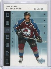 Joe Sakic #14 Hockey Cards 2002 Upper Deck Premier Collection Prices