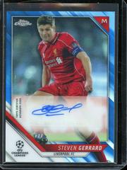 Steven Bergwijn [Autograph Blue Refractor] #6 Soccer Cards 2018 Topps Chrome UEFA Champions League Prices