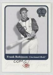 Frank Robinson #65 Baseball Cards 2001 Fleer Greats Prices