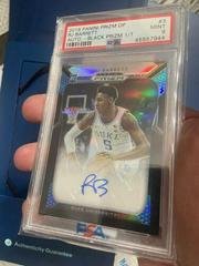 RJ Barrett [Black Prizm] Basketball Cards 2019 Panini Prizm Draft Picks Autographs Prices