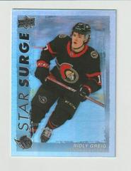 Ridly Greig #SS-11 Hockey Cards 2023 Upper Deck Star Surge Prices