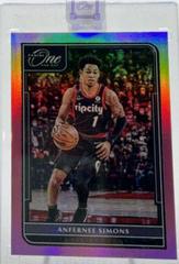 Anfernee Simons [Pink] #67 Basketball Cards 2021 Panini One and One Prices