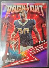 Jamaal Williams [Spectrum Purple] #20 Football Cards 2023 Panini Absolute Rock Out Prices