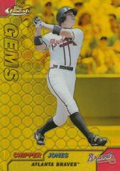 Chipper Jones [Gold Refractor] Baseball Cards 1999 Finest Prices