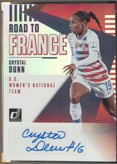 Crystal Dunn Soccer Cards 2018 Panini Donruss Road to France Autographs Prices