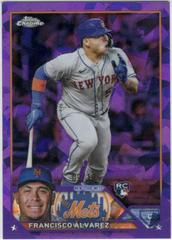 Francisco Alvarez [Purple] #644 Baseball Cards 2023 Topps Chrome Sapphire Prices