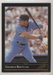 George Brett [Gold] #255 Baseball Cards 1992 Leaf Prices