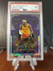 LeBron James [Crystal Purple] #52 Basketball Cards 2021 Panini Crown Royale Prices