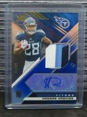 Hassan Haskins [Blue] #RSA-HH Football Cards 2022 Panini XR Rookie Swatch Autographs Prices