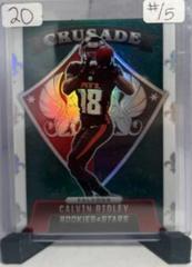 Calvin Ridley [Green] Football Cards 2021 Panini Rookies and Stars Crusade Prices