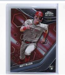 Matt McLain [Red] #10 Baseball Cards 2023 Topps Chrome Black Prices