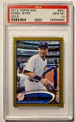 Derek Jeter [Gold] #641 Baseball Cards 2012 Topps Mini Prices