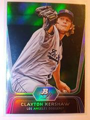 Clayton Kershaw [Emerald] #55 Baseball Cards 2012 Bowman Platinum Prices