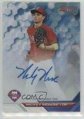 Mickey Moniak [Refractor] Baseball Cards 2016 Bowman's Best of 2016 Autograph Prices