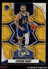 Stephen Curry [Gold Wave] Basketball Cards 2021 Panini Mosaic Prices