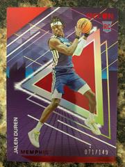 Jalen Duren [Red] Basketball Cards 2022 Panini Chronicles Draft Picks Recon Prices