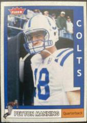 Peyton Manning [Mini] #188 Football Cards 2003 Fleer Tradition Prices
