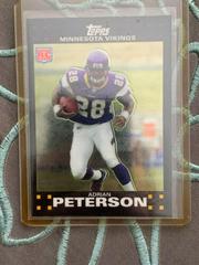 Adrian Peterson [First Edition] Football Cards 2007 Topps Prices