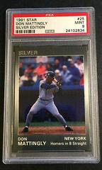 Don Mattingly Baseball Cards 1991 Star Silver Edition Prices