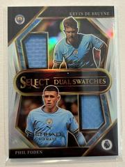 Kevin De Bruyne / Phil Foden #DS-MCA Soccer Cards 2022 Panini Select Premier League Dual Swatches Prices
